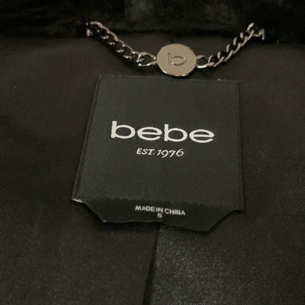 Bebe - Faux Fur Black Jacket - Picture 4 of 5
